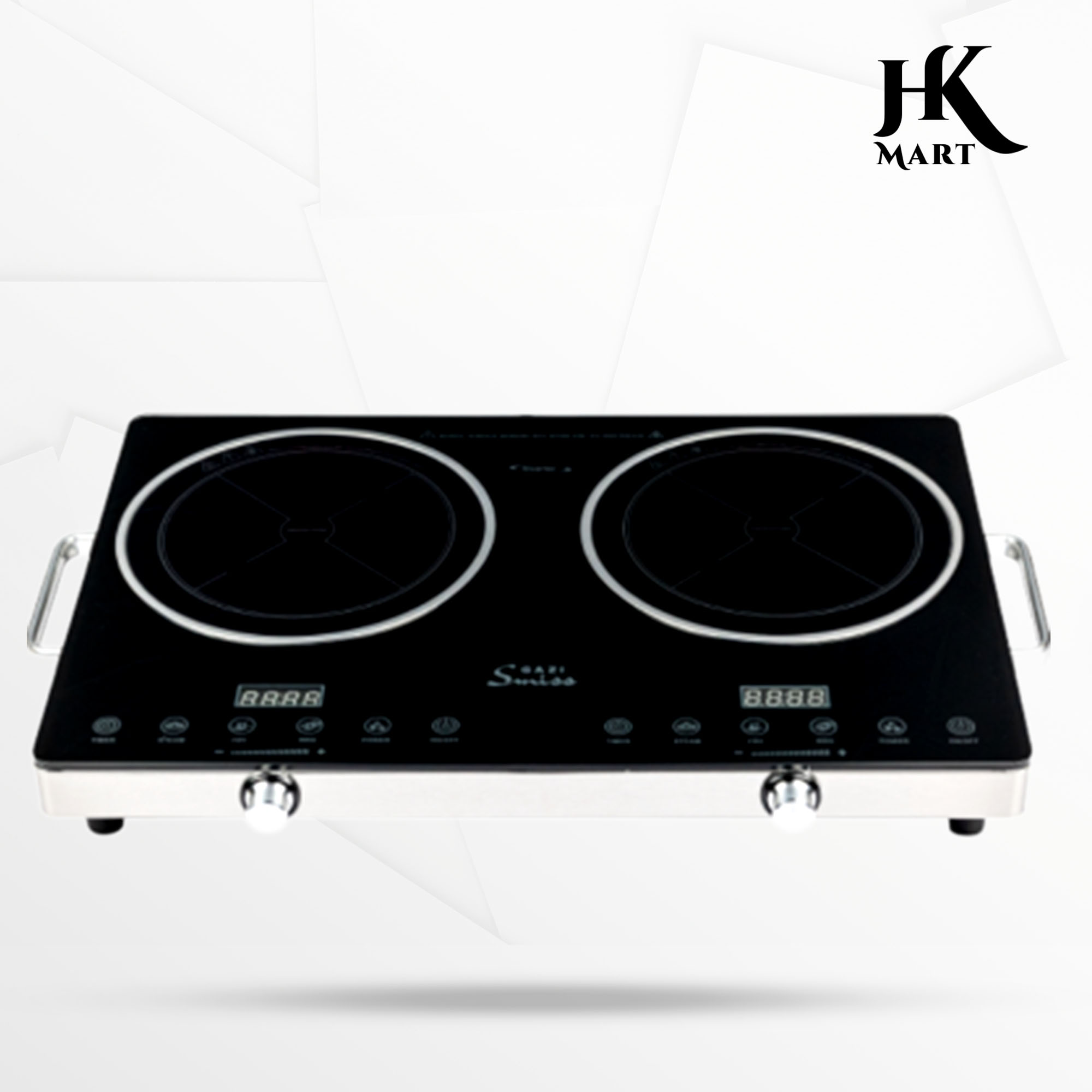 Gazi Double Burner Induction Cooker E-228 (2200w+2200w) - Image 2