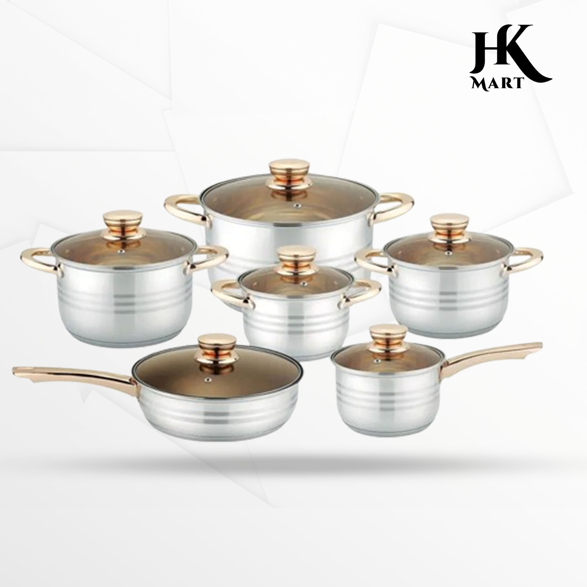 Kaisa Villa Stainless Steel Cookware Set (KV-6618)