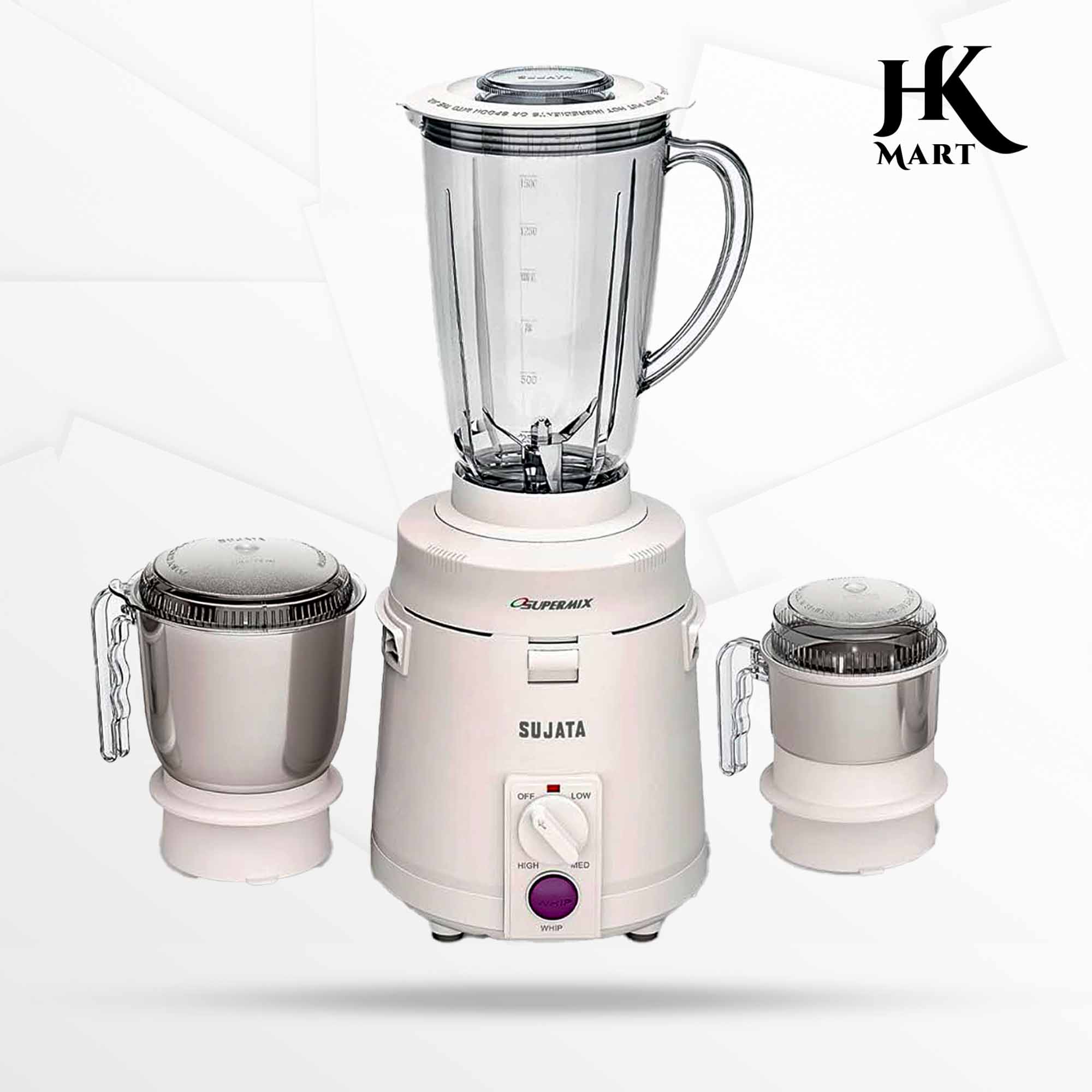 Sujata Supermix 900 Watt Indian Blender 3 Jar - Image 2