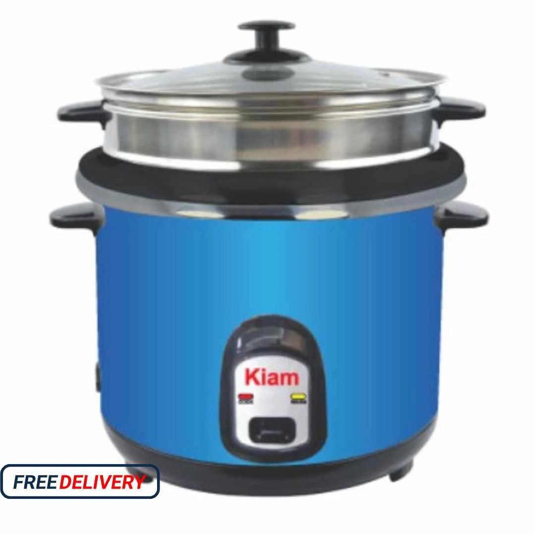 Kiam 1.8 Ltr Double Pot Rice Cooker SJBS-8702