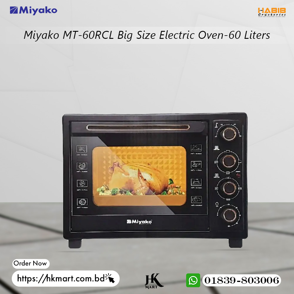 Miyako MT-60RCL Big Size Electric Oven-60 Liters