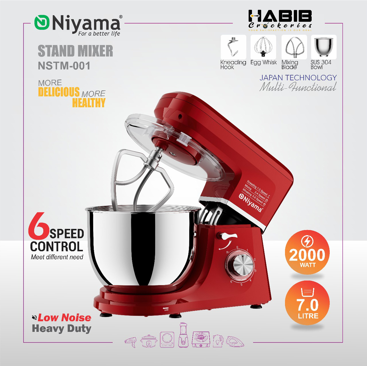 Niyama Stand Mixer NSTM-001 - Image 2