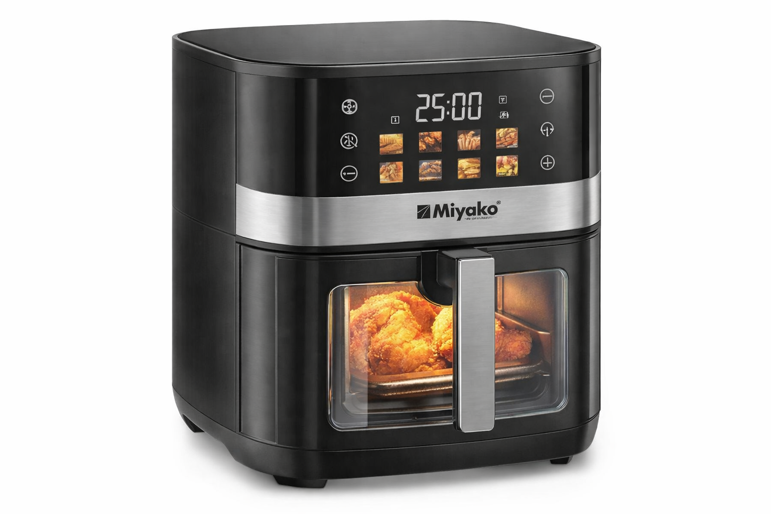 Miyako 5.8L Air Fryer – Powerful 1600W Rapid Air Technology - AF-S80-CG-BLK - Image 3