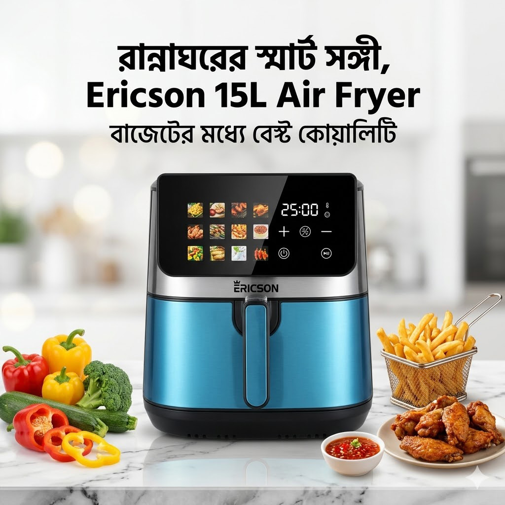 Ericson (ER-2217) 15L Air Fryer 3000W - Image 3